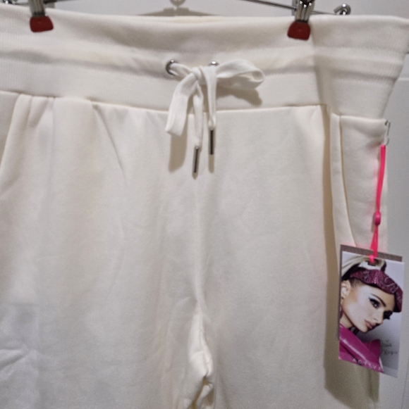 Paris‎ Hilton Women's Cream Jogger Pants - Picture 4 of 8
